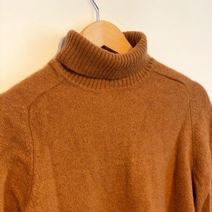 Brown turtleneck
